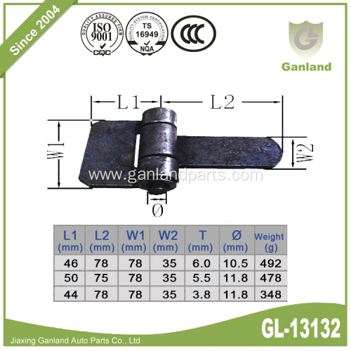 Weld On T Strap Hinge Heavy Duty Laminated